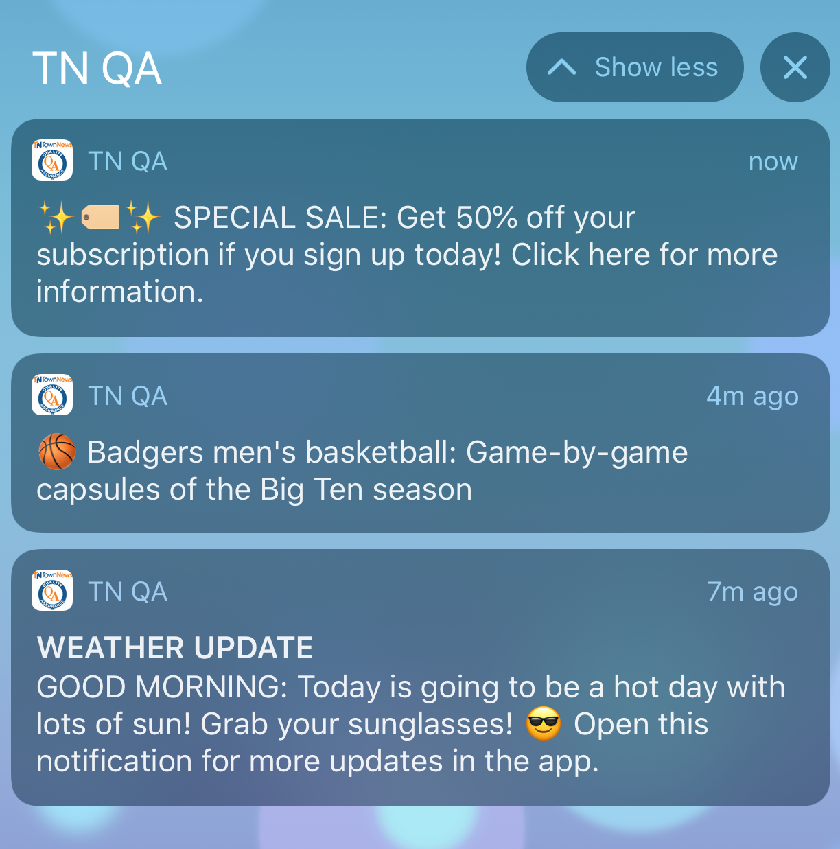 Using emojis in iOS notifications